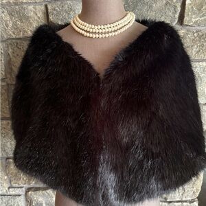 Faux fur wrap